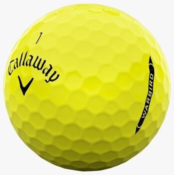 Golfbollar Callaway Warbird Distance+ Yellow Basic 12 Golfbollar - 2