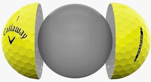 Golfbollar Callaway Warbird Distance+ Yellow Basic 12 Golfbollar - 5