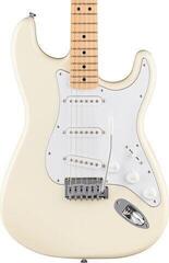 Electric guitar Fender Standard Stratocaster MN Olympic White Electric guitar - 3