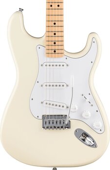 Electric guitar Fender Standard Stratocaster MN Olympic White Electric guitar - 4