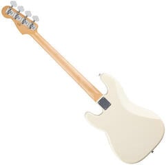 E-Bass Fender Standard Precision Bass MN Olympic White E-Bass - 1