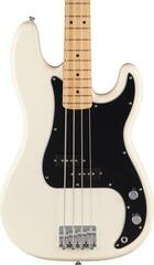 E-Bass Fender Standard Precision Bass MN Olympic White E-Bass - 3