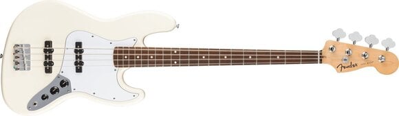 Električna bas kitara Fender Standard Jazz Bass LRL Olympic White Električna bas kitara - 3