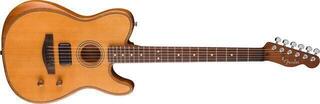 Chitară electro-acustică Fender Acoustasonic Standard Telecaster Aged Natural Chitară electro-acustică - 2