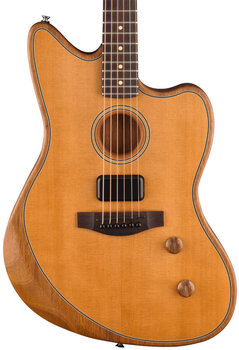 Guitarra electro-acústica Fender Acoustasonic Standard Jazzmaster Aged Natural Guitarra electro-acústica - 4