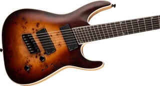 Multiscale electric guitar Jackson Concept Series Soloist SLAT7P HT MS Bourbon Burst Multiscale electric guitar - 3