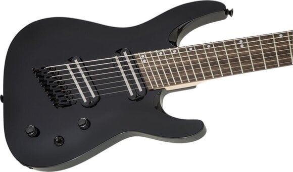 Chitarra Elettrica MUltiscala Jackson X Series Dinky Arch Top DKAF8 IL Gloss Black Chitarra Elettrica MUltiscala - 5