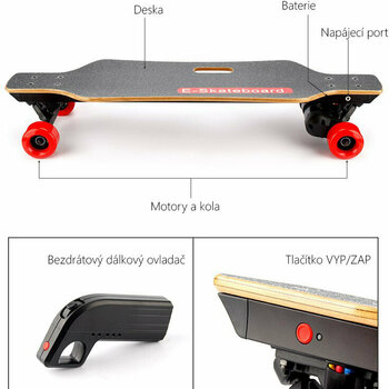Elektrický skateboard Eljet Double Drive Elektrický skateboard - 3
