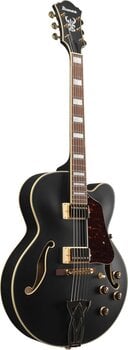 Semiakustická gitara Ibanez AF75G Artcore Black Flat Semiakustická gitara - 3