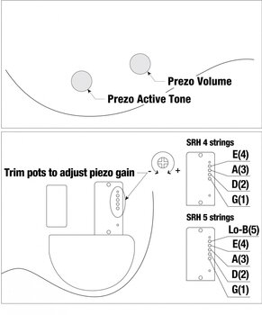 Fretless E-Bass Ibanez SRH500F-NNF Natural Browned Burst Flat Fretless E-Bass - 6