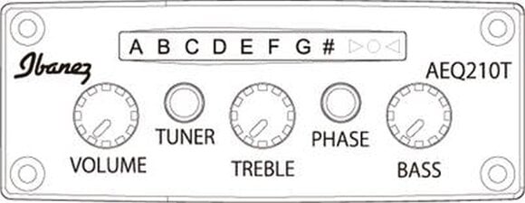 Elektro-klasszikus gitár Ibanez GA35TCE-DVS 4/4 Sapphire Red Elektro-klasszikus gitár - 6