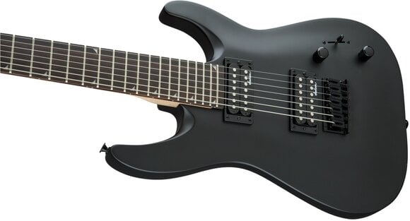 7-string Electric Guitar Jackson JS Series JS22-7 Dinky AH Satin Black 7-string Electric Guitar - 5