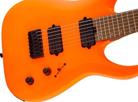 Chitarra Elettrica Jackson Pro Series Misha Mansoor Juggernaut HT7 Neon Orange Chitarra Elettrica - 5