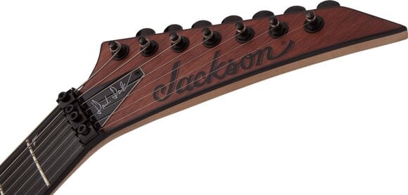 Guitarra elétrica de 7 cordas Jackson Pro Series Dave Davidson Warrior WR7 MAH Walnut Stain Guitarra elétrica de 7 cordas (Danificado) - 9