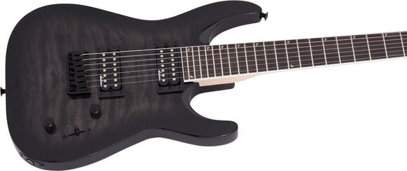 Guitare électrique Jackson JS Series Dinky Arch Top JS22Q-7 DKA HT AH Transparent Black Burst Guitare électrique - 5