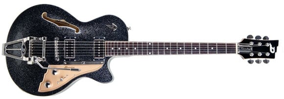 Semi-akoestische gitaar Duesenberg Starplayer TV Black Sparkle Semi-akoestische gitaar - 2