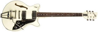 Halbresonanz-Gitarre Duesenberg Fullerton TV White Halbresonanz-Gitarre - 1