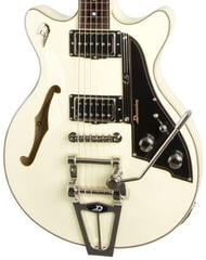 Halbresonanz-Gitarre Duesenberg Fullerton TV White Halbresonanz-Gitarre - 2
