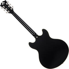 Halbresonanz-Gitarre D'Angelico Premier DC Solid Black Halbresonanz-Gitarre - 1