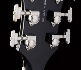 Halbresonanz-Gitarre D'Angelico Premier DC Solid Black Halbresonanz-Gitarre - 5