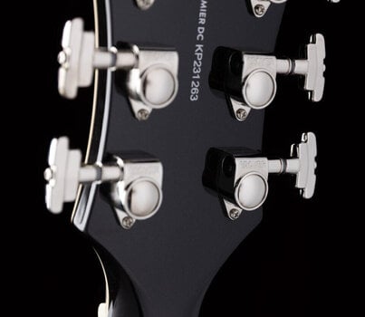 Semi-akoestische gitaar D'Angelico Premier DC Solid Black Semi-akoestische gitaar - 6