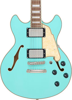 Chitară semi-acustică D'Angelico Premier Mini DC Surf Green Chitară semi-acustică - 4