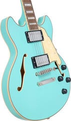 Chitară semi-acustică D'Angelico Premier Mini DC Surf Green Chitară semi-acustică - 4
