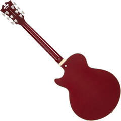 Halbresonanz-Gitarre D'Angelico Premier SS Burnt Red Halbresonanz-Gitarre - 1