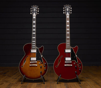 Джаз китара D'Angelico Premier SS Burnt Red Джаз китара - 7