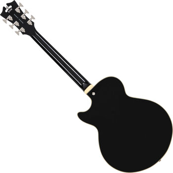 Semi-akoestische gitaar D'Angelico Premier SS Solid Black Semi-akoestische gitaar - 2