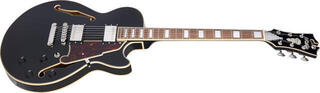 Halbresonanz-Gitarre D'Angelico Premier SS Solid Black Halbresonanz-Gitarre - 2