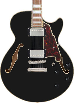 Semi-akoestische gitaar D'Angelico Premier SS Solid Black Semi-akoestische gitaar - 4