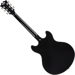 Halbresonanz-Gitarre D'Angelico Premier DC Black Flake Halbresonanz-Gitarre - 1