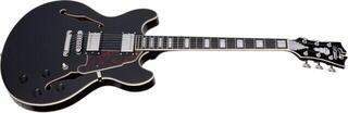 Halbresonanz-Gitarre D'Angelico Premier DC Black Flake Halbresonanz-Gitarre - 2