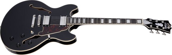 Halbresonanz-Gitarre D'Angelico Premier DC Black Flake Halbresonanz-Gitarre - 3