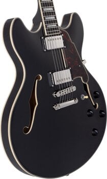 Halbresonanz-Gitarre D'Angelico Premier DC Black Flake Halbresonanz-Gitarre - 5