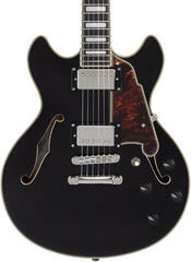 Halbresonanz-Gitarre D'Angelico Premier Mini DC Black Flake Halbresonanz-Gitarre - 3