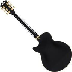 Halbresonanz-Gitarre D'Angelico Excel SS Solid Black Halbresonanz-Gitarre - 1