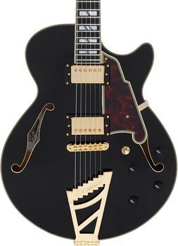 Guitarra semi-acústica D'Angelico Excel SS Solid Black Guitarra semi-acústica - 4