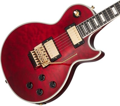 Elektrická gitara Epiphone Alex Lifeson Les Paul Custom Axcess Ruby Elektrická gitara - 3