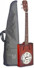 Resonator Guitar JN Guitars Cask Puncheon Cask Burst Open Pore Resonator Guitar - 2