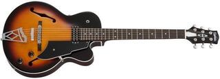 Chitară semi-acustică Vox VGA-3D Sunburst Chitară semi-acustică - 2