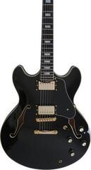 Halbresonanz-Gitarre Sire Larry Carlton H7 Black Halbresonanz-Gitarre - 2