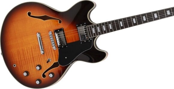Chitară semi-acustică Sire Larry Carlton H7 Vintage Sunburst Chitară semi-acustică - 3