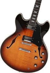 Halbresonanz-Gitarre Sire Larry Carlton H7 Vintage Sunburst Halbresonanz-Gitarre - 4
