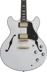 Semi-Acoustic Guitar Sire Larry Carlton H7 White Semi-Acoustic Guitar - 2