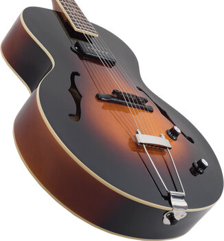 Halvakustisk gitarr The Loar LH-309 Vintage Sunburst Halvakustisk gitarr - 4
