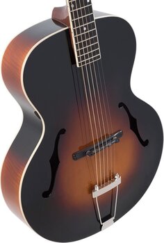 Guitare semi-acoustique The Loar LH-600 Vintage Sunburst Guitare semi-acoustique - 4