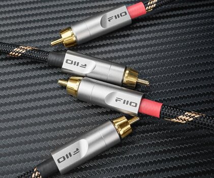 Hi-Fi Audio Cable
 FiiO LR-RCA4S 20 cm Black Hi-Fi Audio Cable - 2