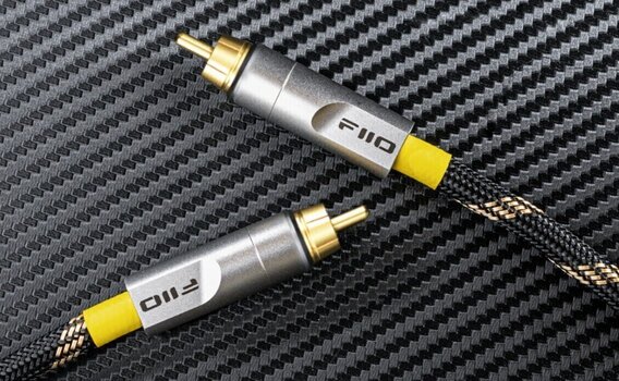 Cablu Hi-Fi coaxial FiiO LR-RCA5S 20 cm Negru Cablu Hi-Fi coaxial - 2